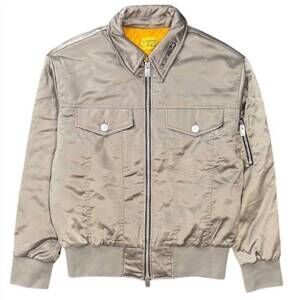 NEW DIET STARTS MONDAY men's classic jacket in silver beige